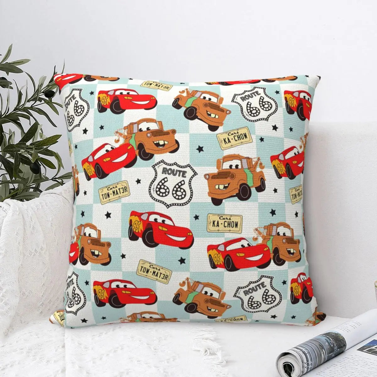 Pillow Cover Cars Lightning McQueen