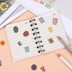 6 Sheet Stickers Graffiti Tape Adhesive Paper