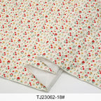 0.5m/1m/2m Vintage Floral Quilted Fabric