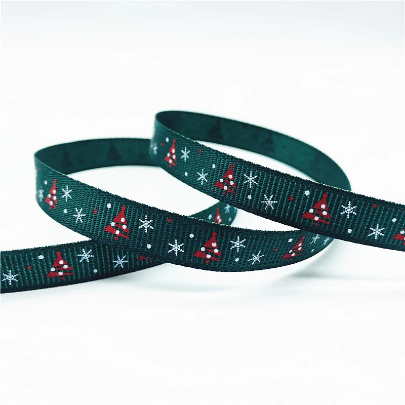 5yards/Lot 10mm Christmas Ribbon