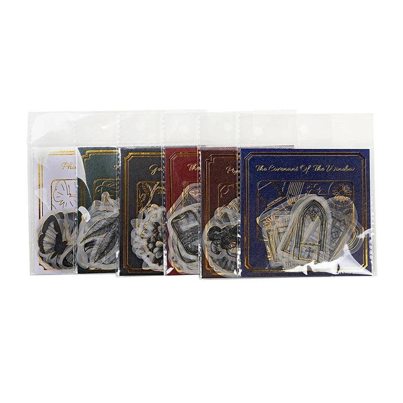 20 pcs Scrapbooking Stamping black and white Stickers