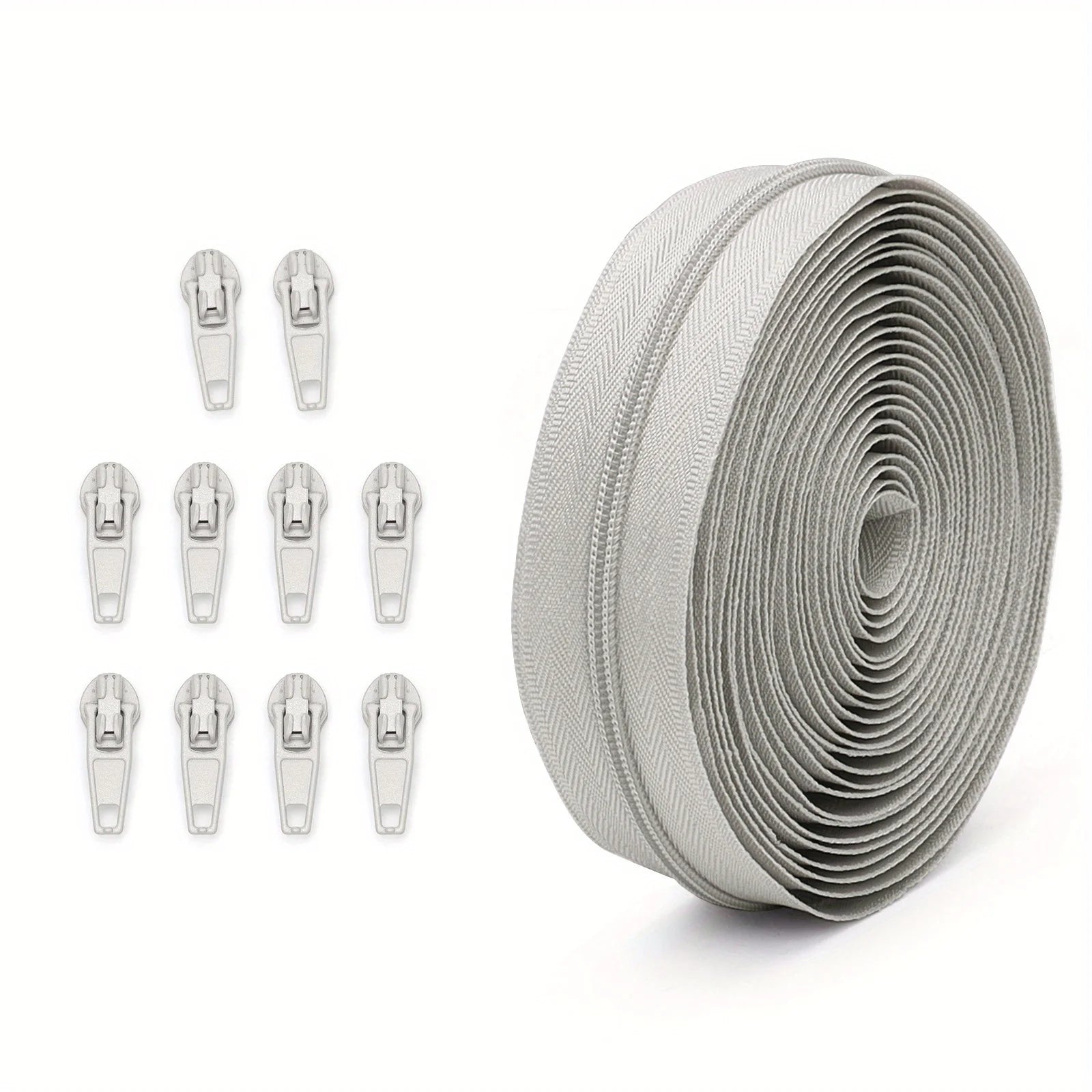 solid color nylon zipper