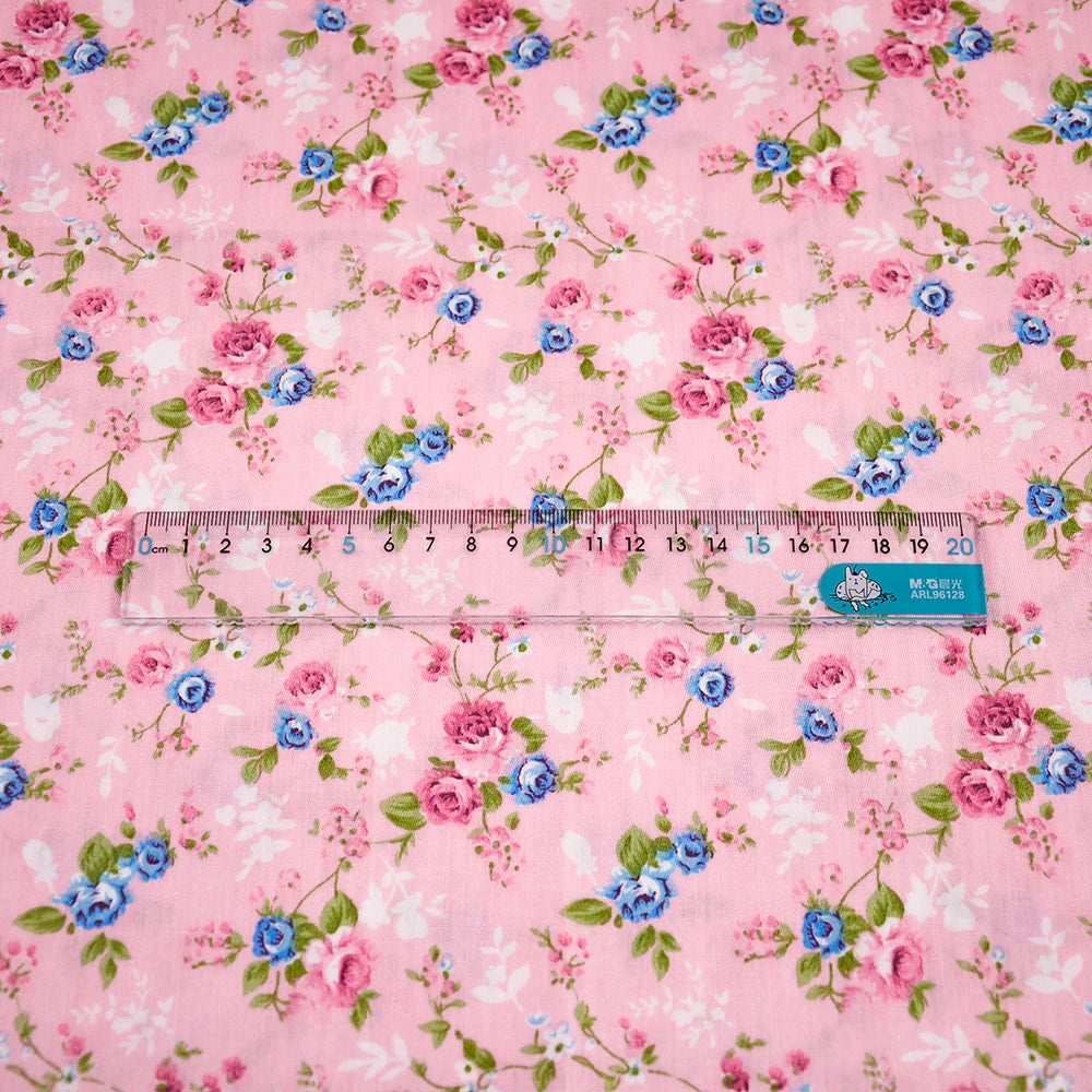 Rose Printed Cotton Fabrics by the Meter