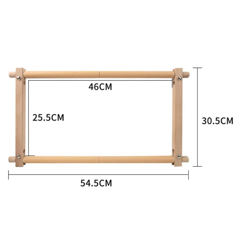 Wooden Scroll Embroidery Frame Cross Stitch Sewing Quilting
