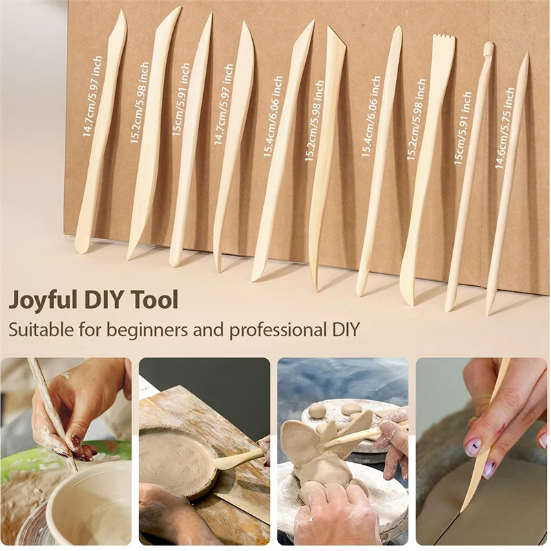 Pottery Tools Set 57 PCS For Clay Carving