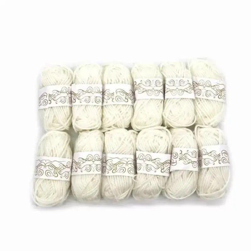 12pcs Multicolor Yarn Knitting Supplies Starter Kit