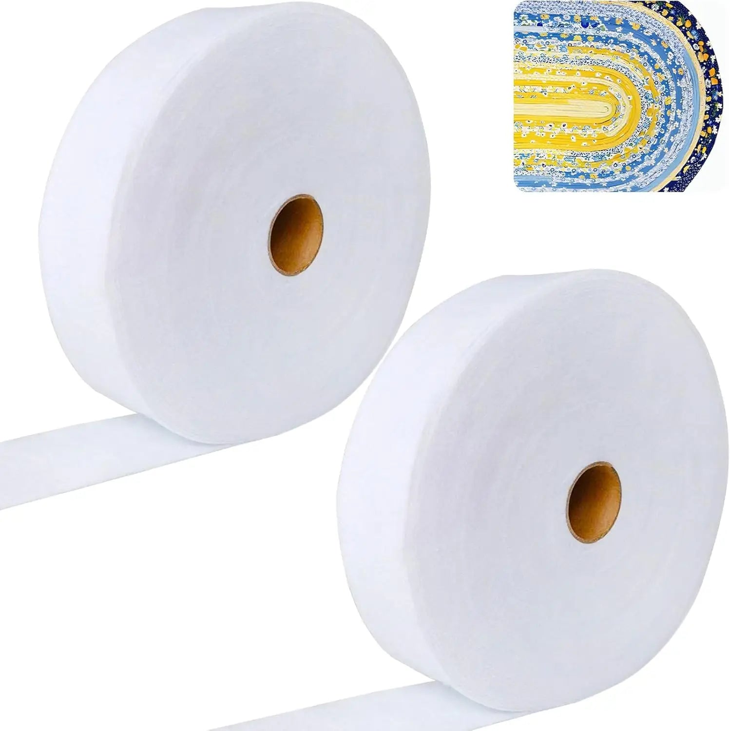 1 Roll Jelly Strip 2.25" Cotton Blend Fleece Batting 35 Yards