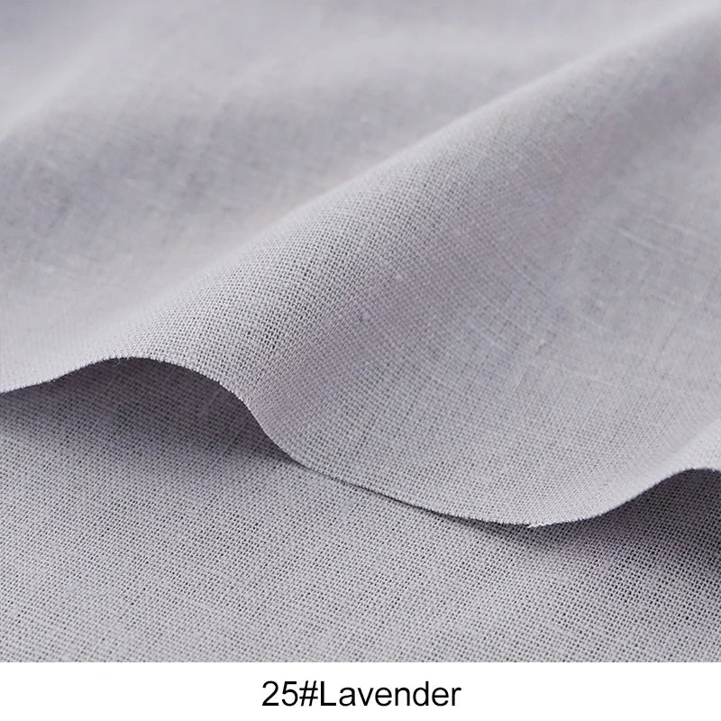 0.5m/1m/2m Faux Cotton Linen Fabric