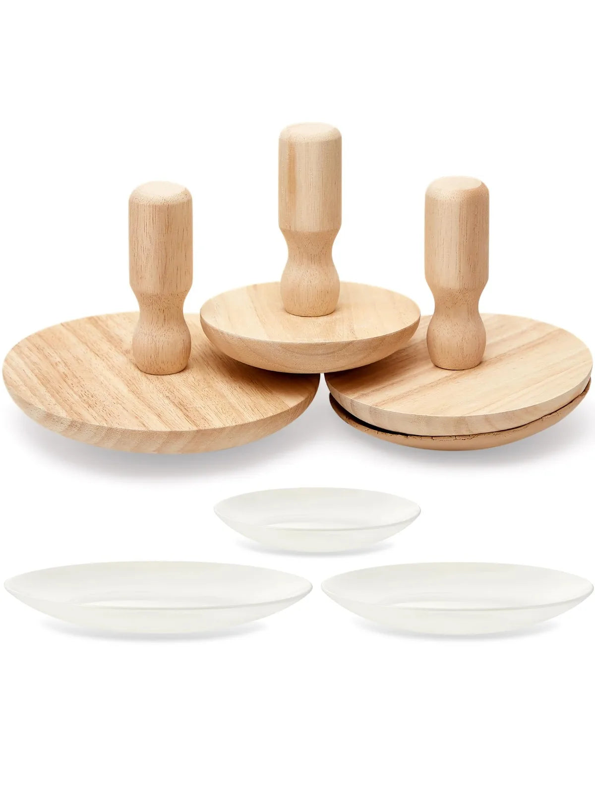 4.5/5.5/6.5 Inch Pottery Mold With Round Clay