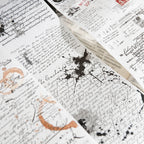 70mm * 200cm/roll retro style text manuscript theme Washi tape