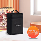 12/24/36/48Pcs Pencil Bag Art Marker Pen Storage Bag Large Capacity