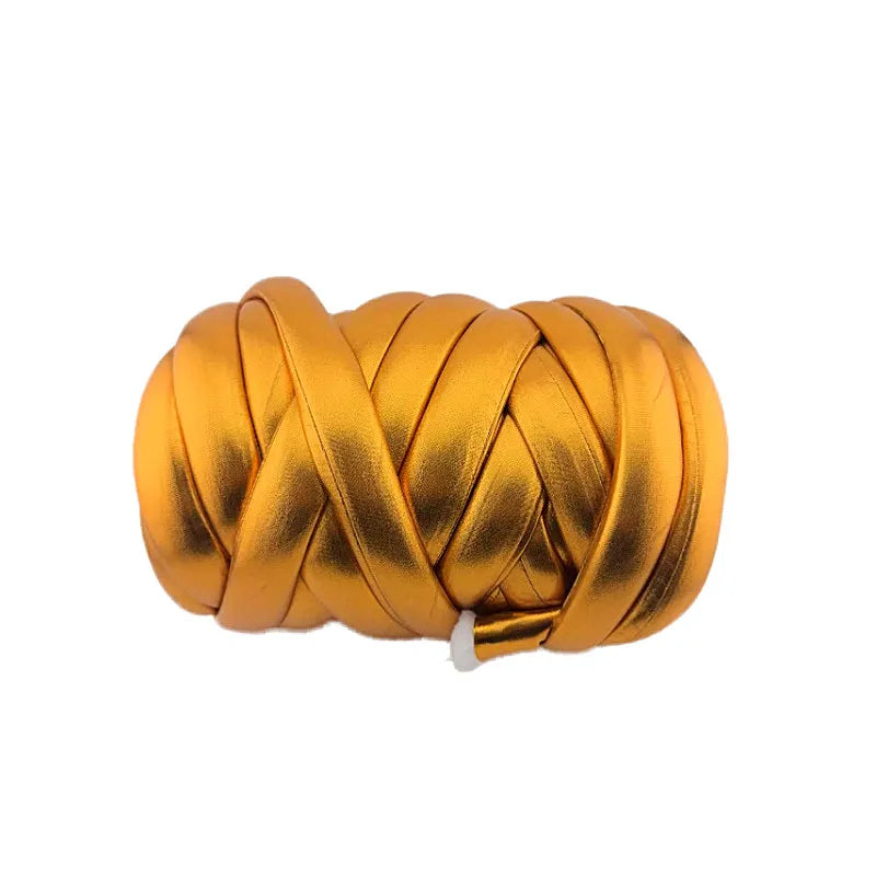 500g 1PC Imitation Metal Leather Thick Super Bulky Chunky Yarn Hand Knitting Woven Thread Basket Blanket Carpets Giant Yarn DIY