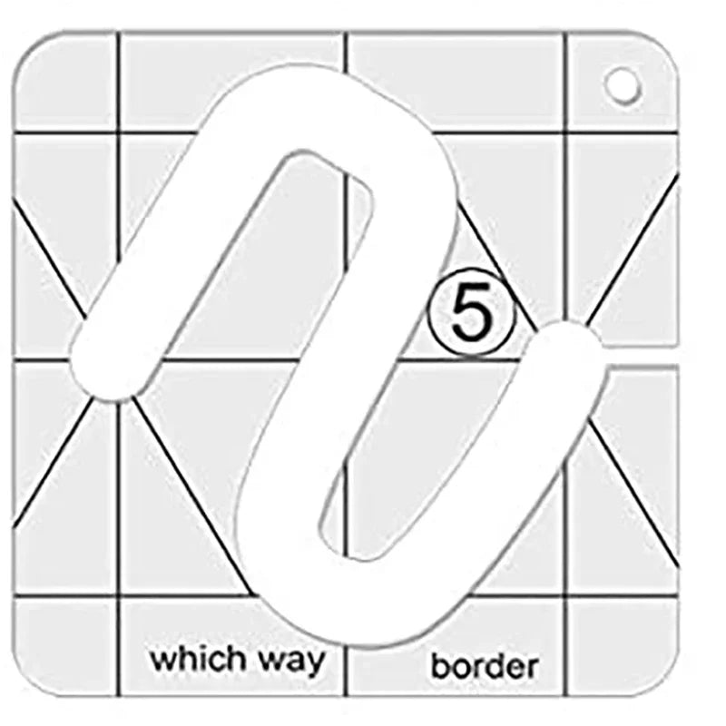 11 Styles Acrylic Sewing Patchwork Ruler