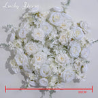 Artificial flowers Wreath Wedding Decoration Table Frame decor Floral Centerpiece Flower Backdrop Arrangement Flower Row