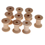 10 Pieces Small Wooden Spools
