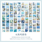 100 sheets/book, materials for seasonal scenery patterns