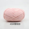 40-50g/Set 4ply Milk Cotton(80%) Knitting Yarn