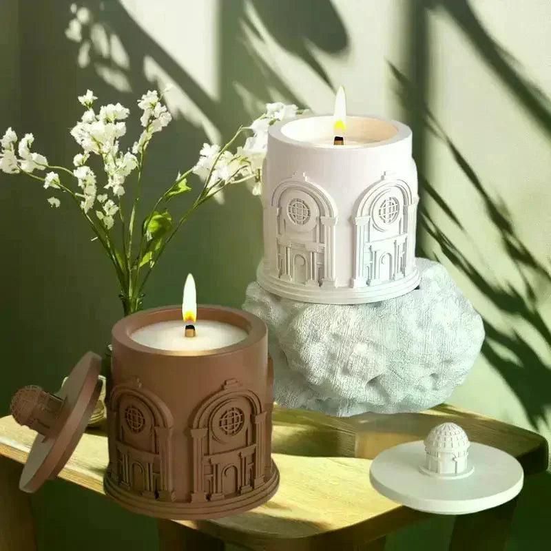 Storage Jar Silicone Mold With Lid