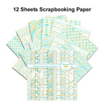 12 Sheet Scrapbook Paper 30x30cm