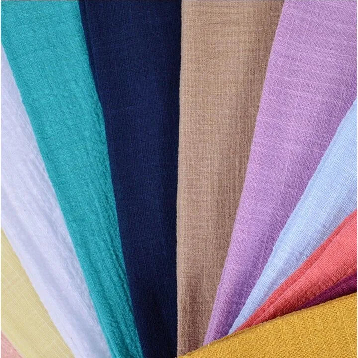 Soft Thin Linen Cotton Fabric