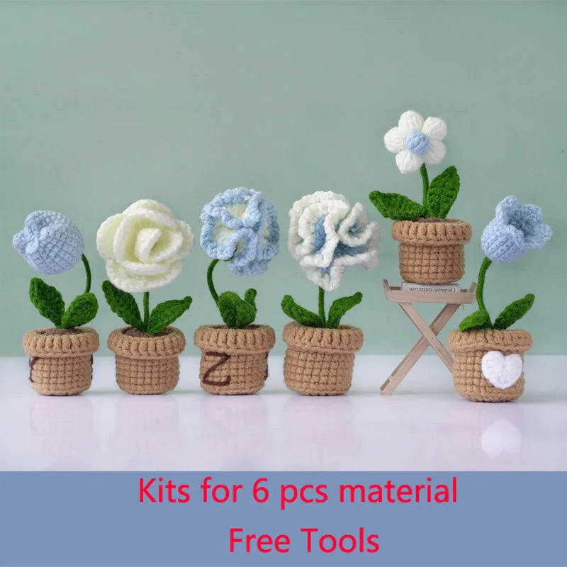 Flower Crochet Knitting Kit Tulip