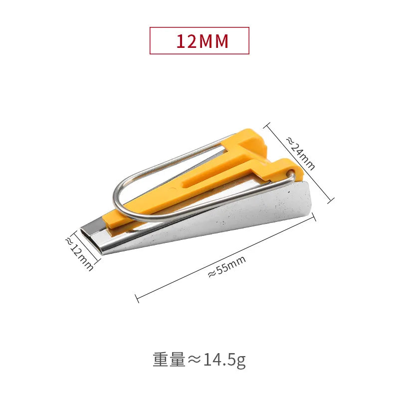 Quilting Edging Device 6mm/12mm/18mm/25mm Bias Tape Maker Binding Tool
