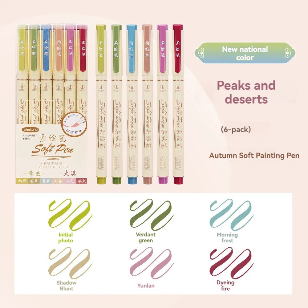 24/3 Color Vintage Watercolor Lettering Art Marker