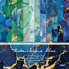 24 Sheets Colorful Style Floral Scrapbook Background Paper