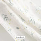 130*50CM Printed Pure Cotton Double-layer Crepe Fabric