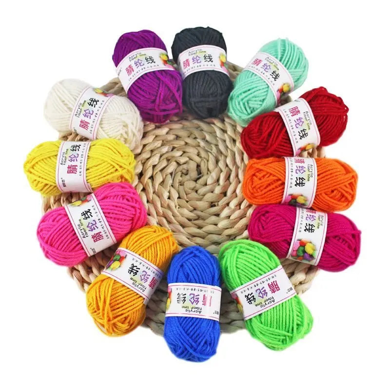 12pcs Multicolor Yarn Knitting Supplies Starter Kit