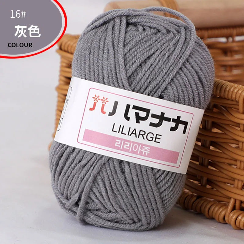 Milk cotton thread