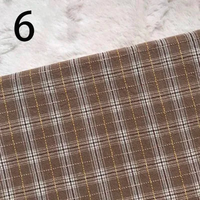 50x70cm yarn-dyed first dye woven cotton plaid brocade