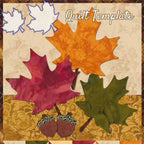 Maple Leaf Pattern Quilting Template