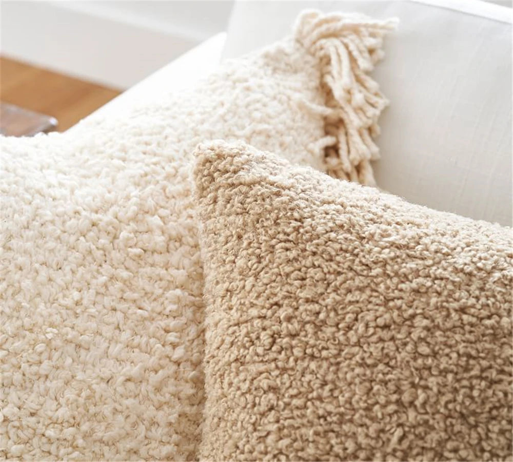 Pillow Cover Plush Cushion Cover