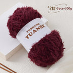 Faux Fur Yarn for Knitting