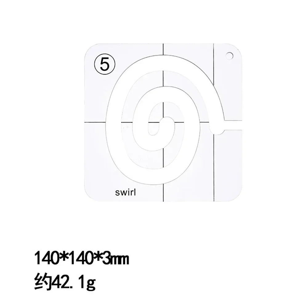 Quilting Tools Patchwork Ruler Templates Set