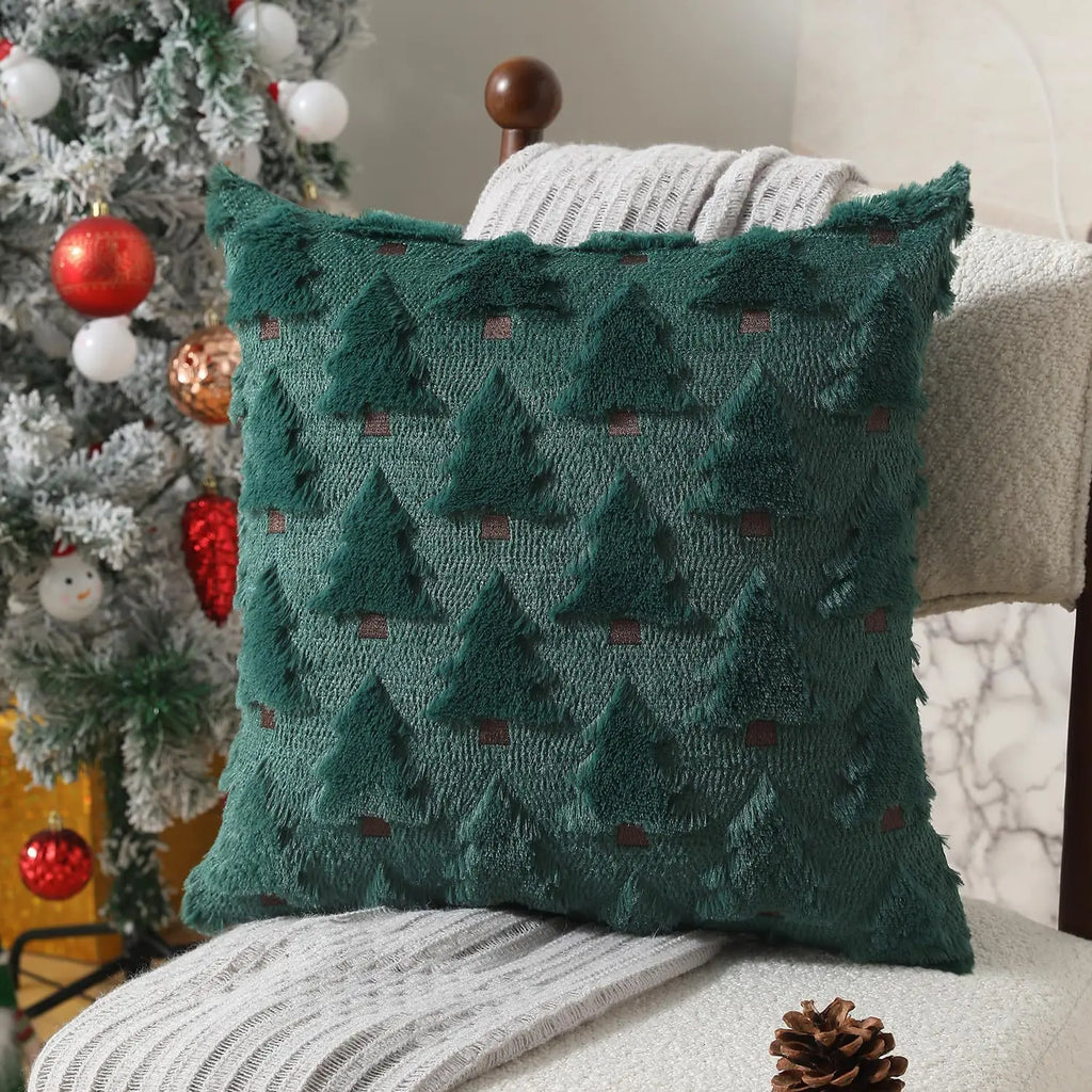 Pillow Cover Christmas Tree Cushion Cover
