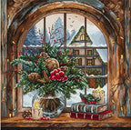Christmas Morning Sewing kit 16CT 18CT 14CT Unprinted Cross Stitch Kits