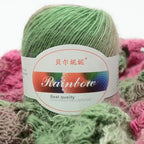 Dyed Rainbow Wool Yarn