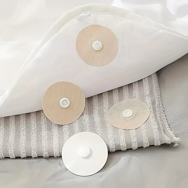 10/20 pairs of round non-ironing quilt snaps and pin clips