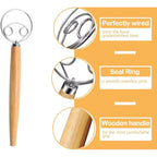 1-pc Danish Dough Whisk - Stainless Steel