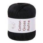New Multicolour Rafia Yarn DIY Hand-Knitted Raffia Straw Yarn Crocheting Paper Threads Knitting