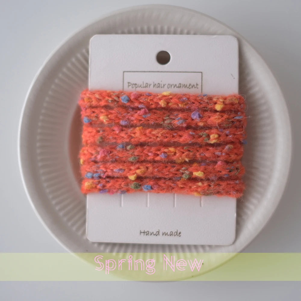 3 Yards Colorful Yarn Knitting Stripe