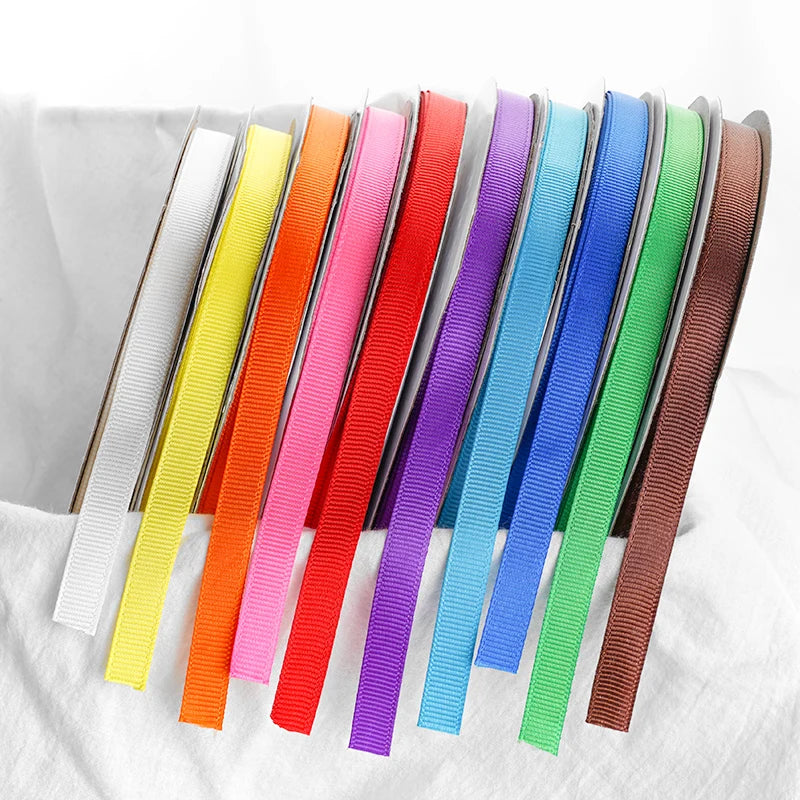 91m/roll 1cm 3/8" Rib Ribbon