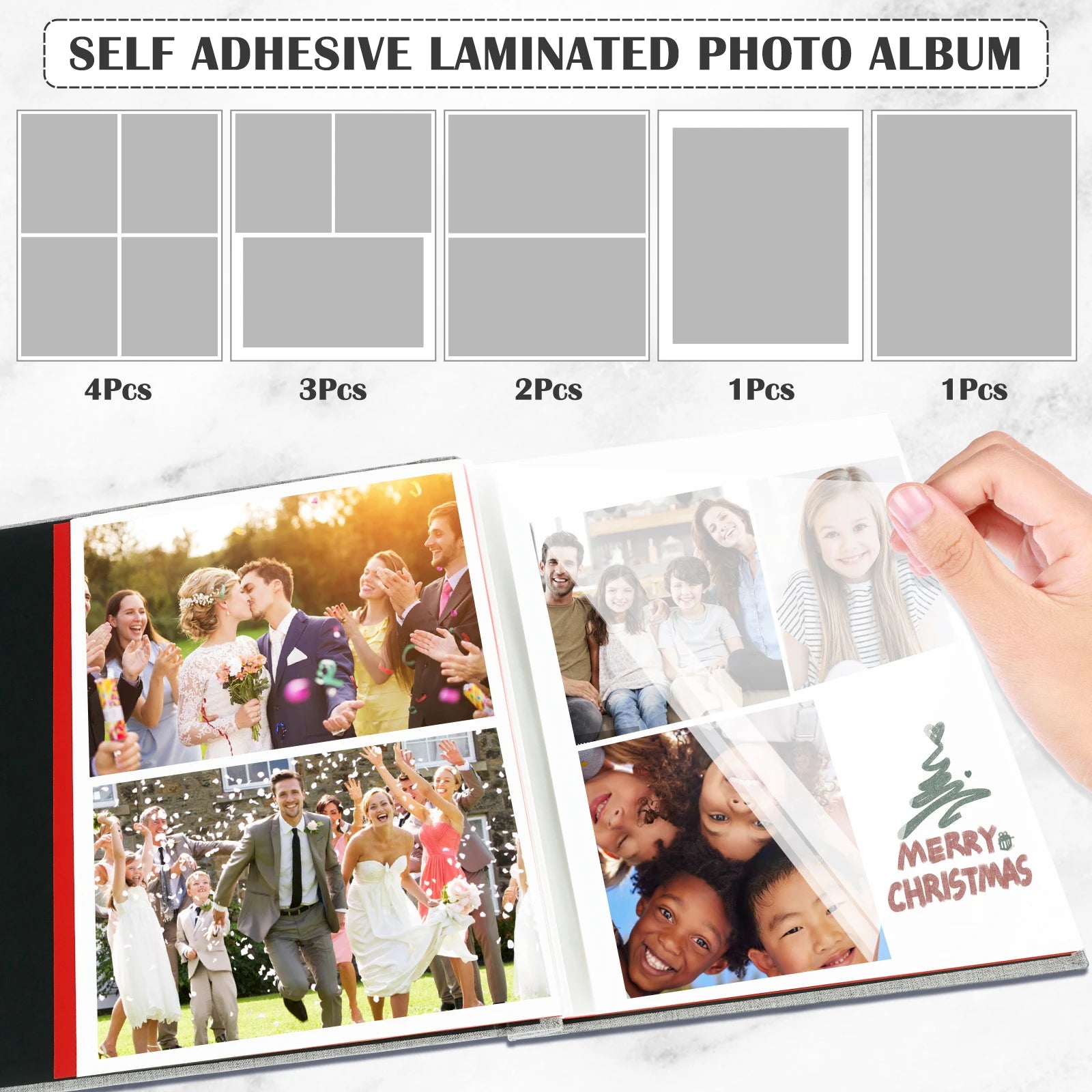 60 Pages Large Photo Album Self Adhesive Photo Album
