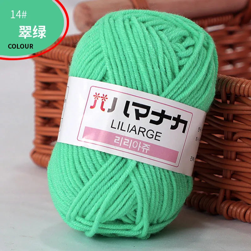 Milk cotton thread