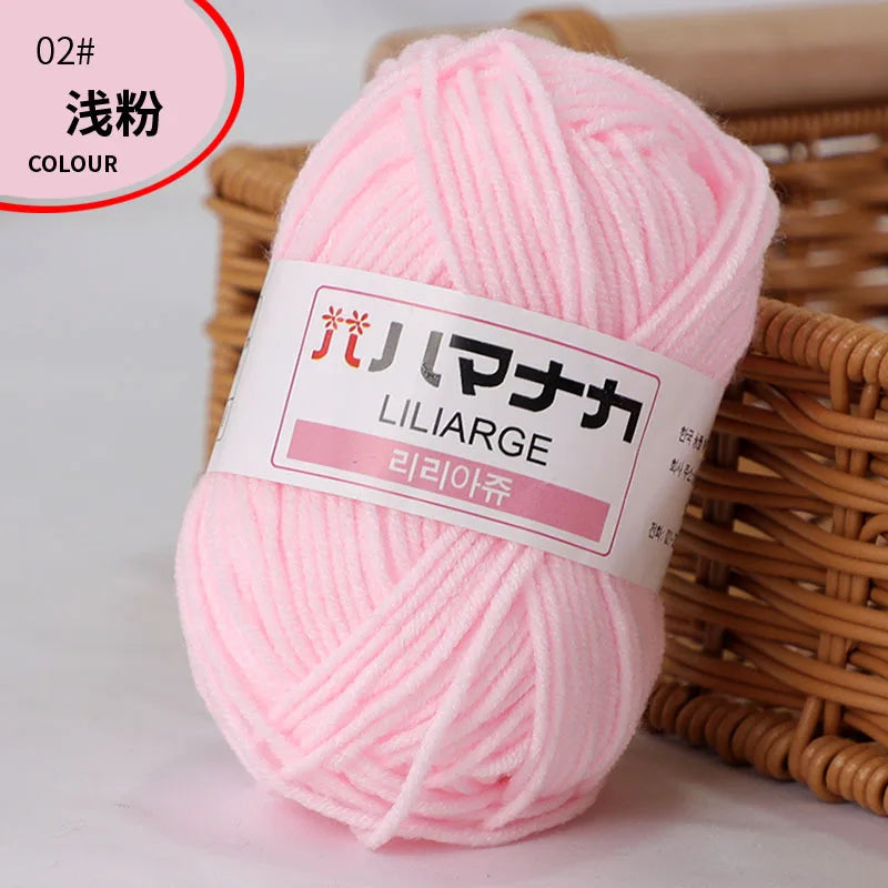 Milk cotton thread