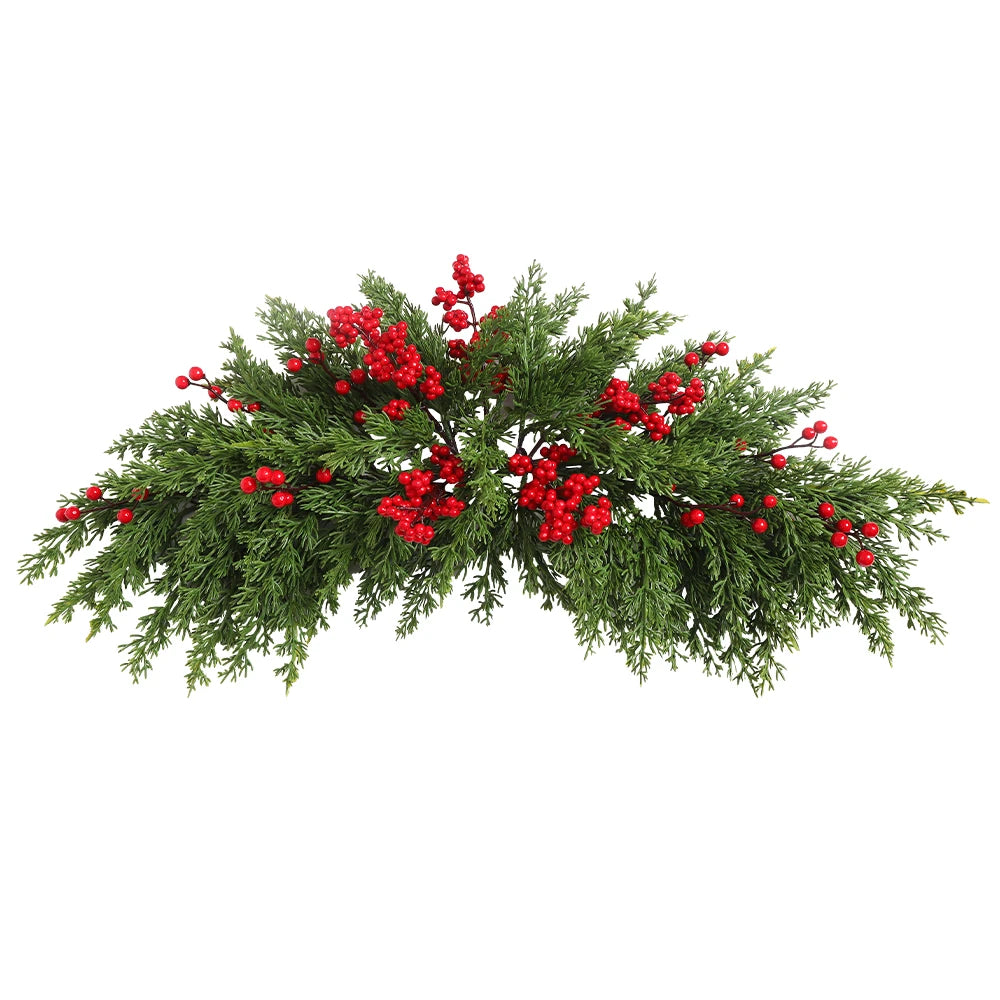 Frosted Artificial Christmas Wreaths