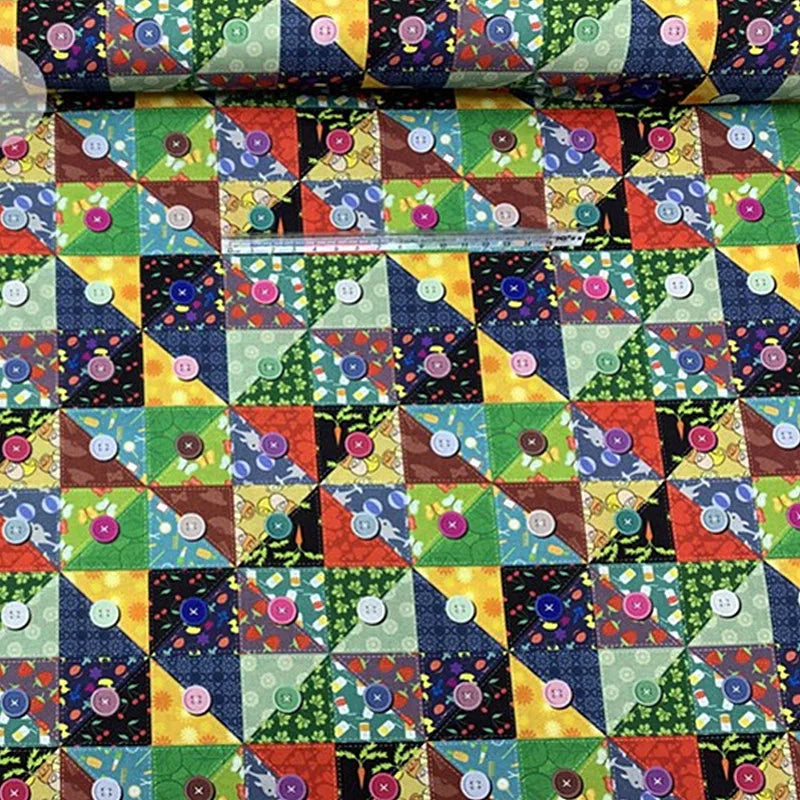 50x55/110cm Bohemian Style Motif, Quality Designer Cotton Fabrics