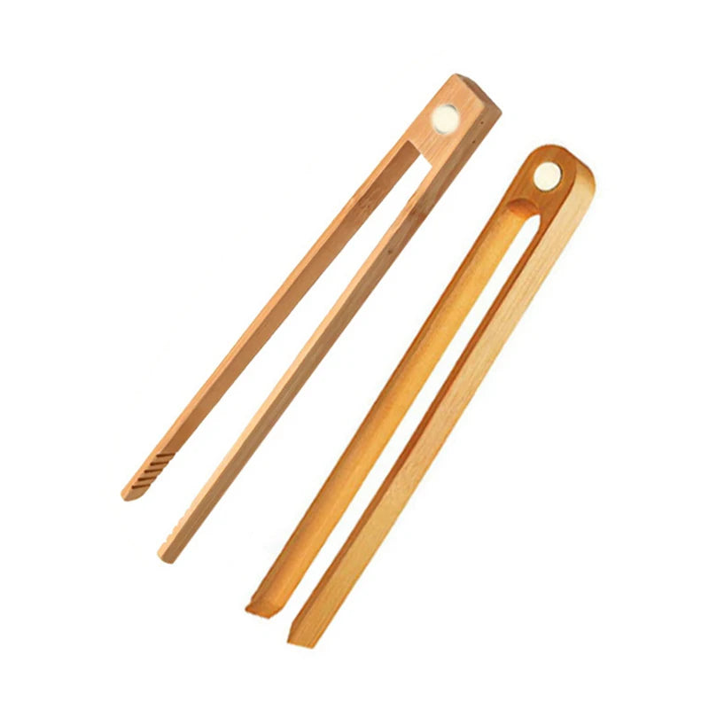 Bamboo Magnetic Tong Utensils
